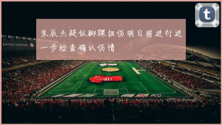 朱辰杰疑似脚踝扭伤明日将进行进一步检查确认伤情